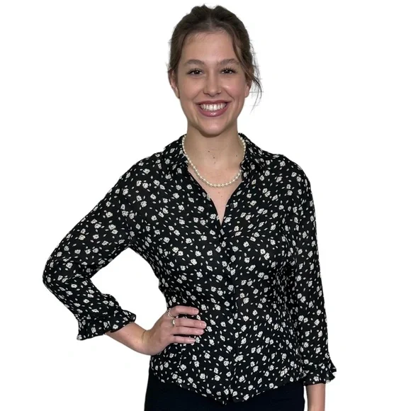 Ann Taylor -Women’s Black Business Skirt -Knee-Length/Double Pleats -Tag Size 4 - Picture 13 of 16